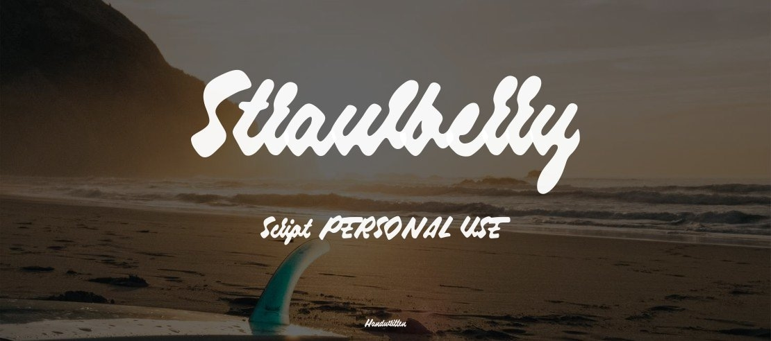 Strawberry Script PERSONAL USE Font