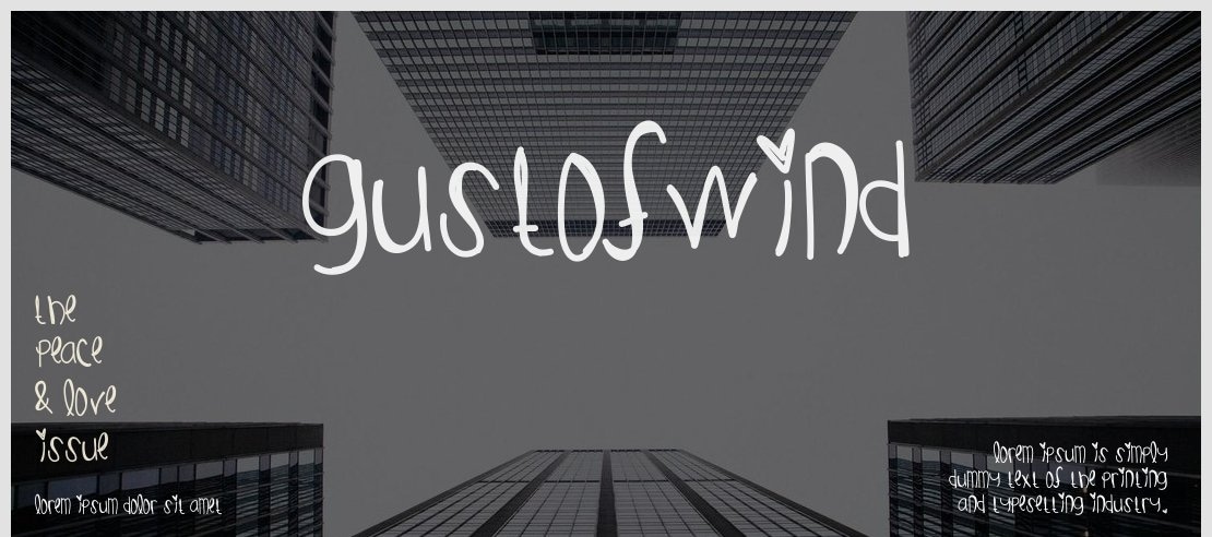 GustOfWind Font