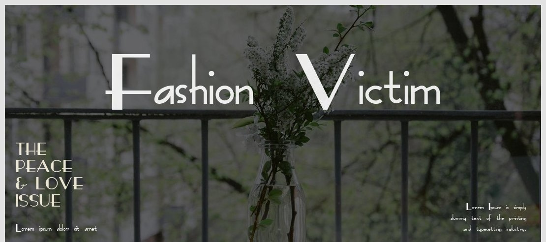 Fashion Victim Font