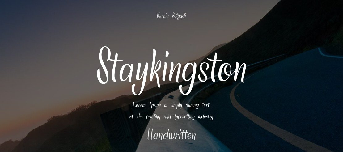 Staykingston Font