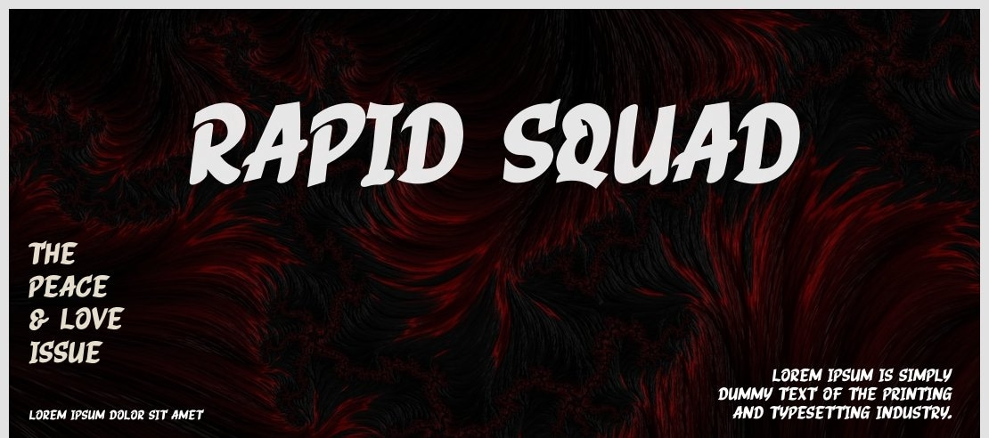 RAPID SQUAD Font