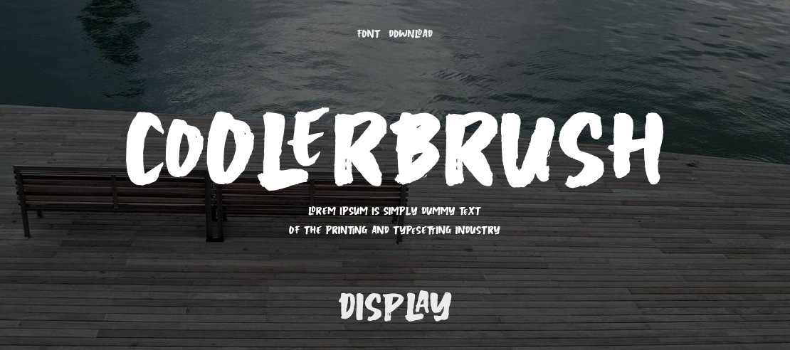 COOLERBRUSH Font