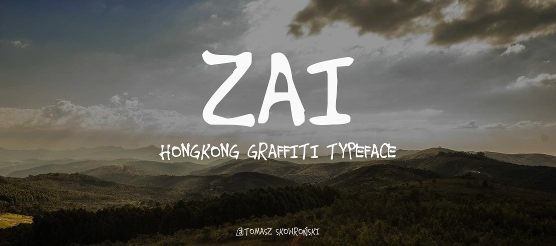 zai HongKong Graffiti Font