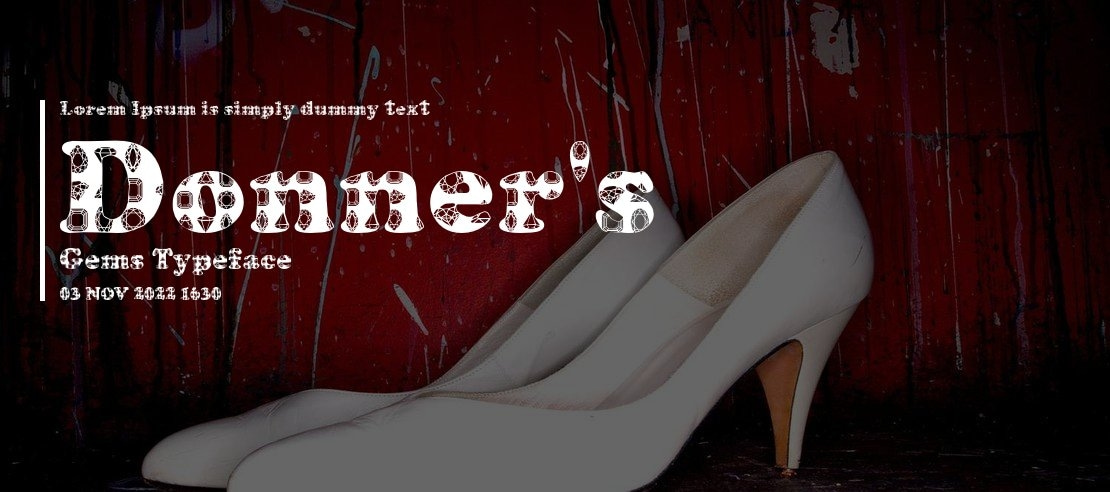 Donner's Gems Font