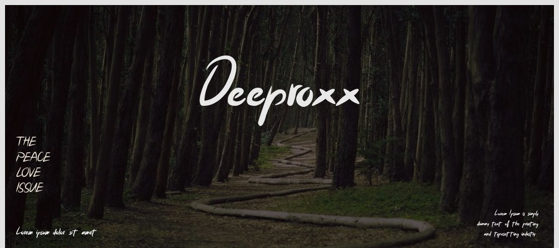 Deeproxx Font