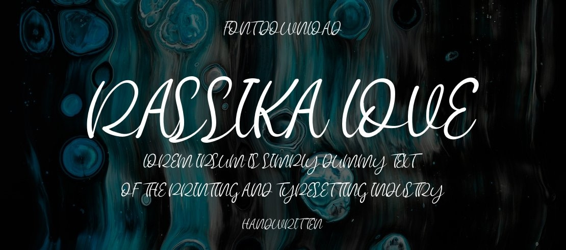 Rassika Love Font