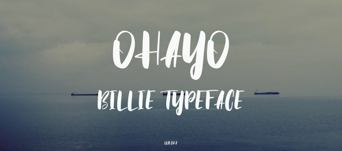 Ohayo Billie Font