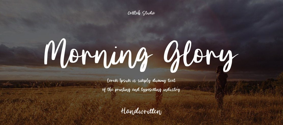 Morning Glory Font