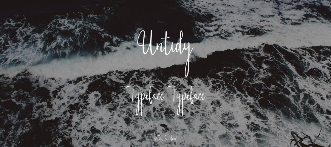 Untidy Typeface Font