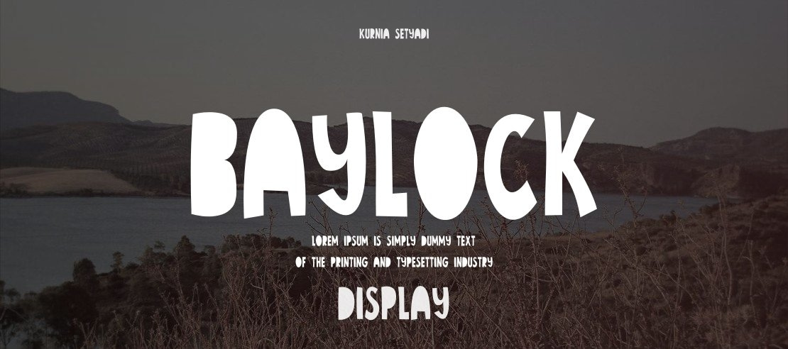 Baylock Font
