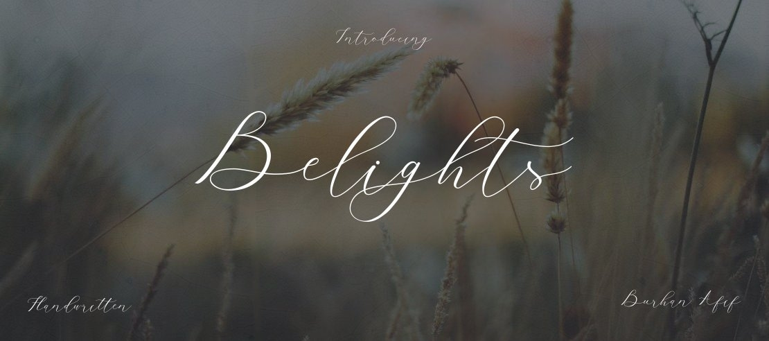 Belights Font