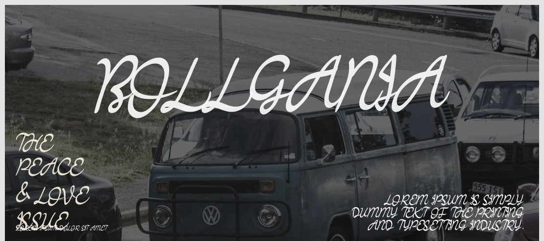 Bollgania Font Family