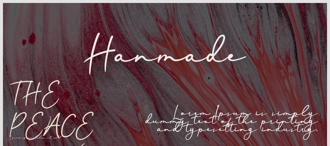 Hanmade Font