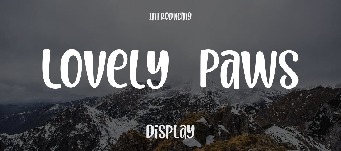 Lovely Paws Font