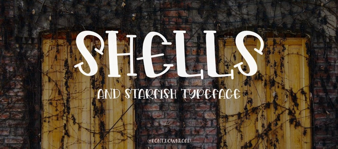 Shells And Starfish Font
