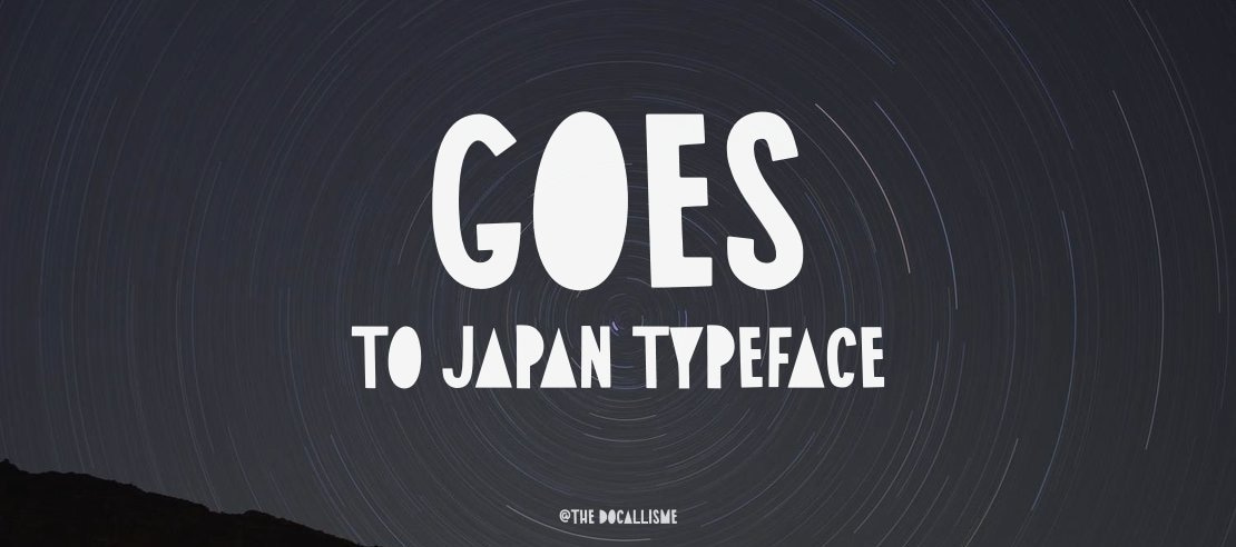 Goes To Japan Font