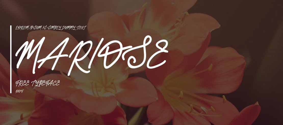 Mariose FREE Font