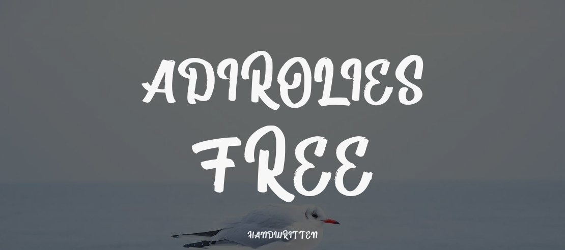 Adirolies FREE Font