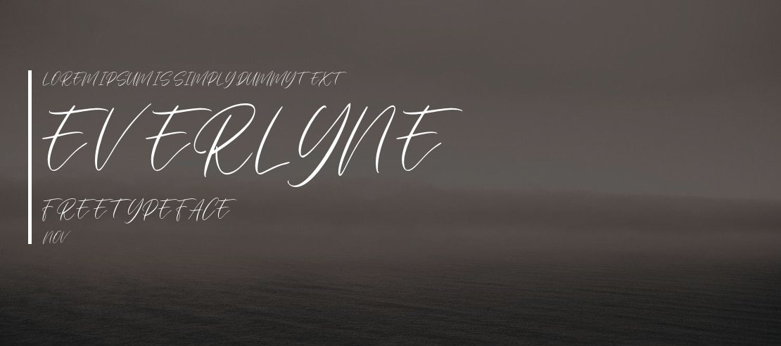 Everlyne FREE Font