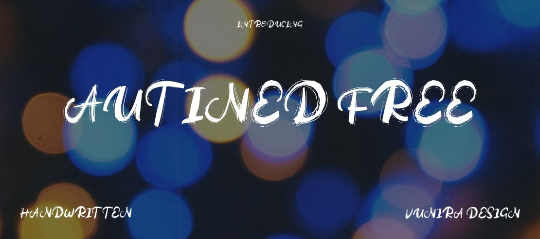 Autined FREE Font