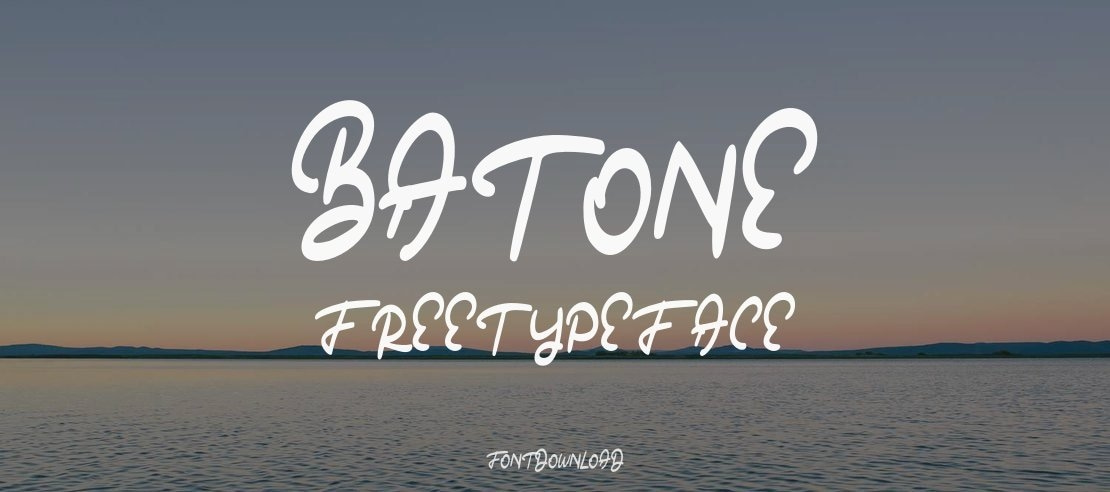Batone FREE Font