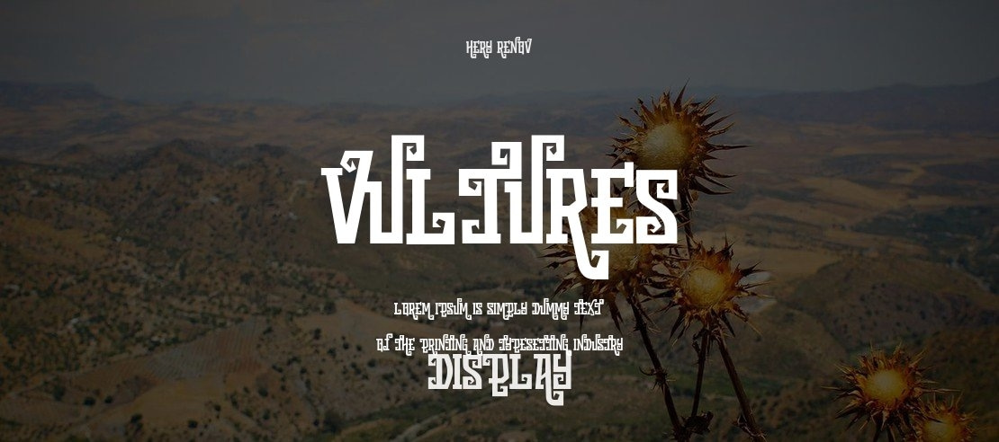 vultures Font