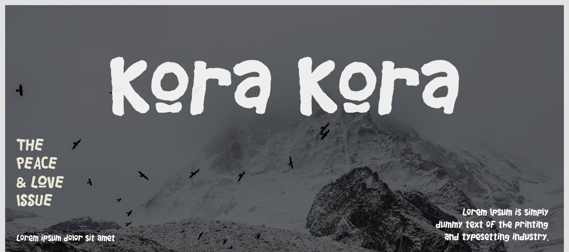 Kora Kora Font