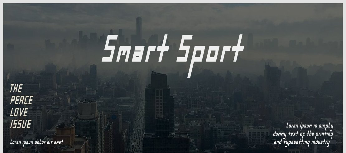 Smart Sport Font