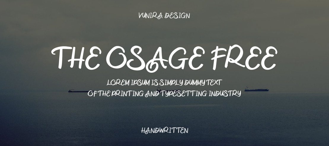 The Osage FREE Font