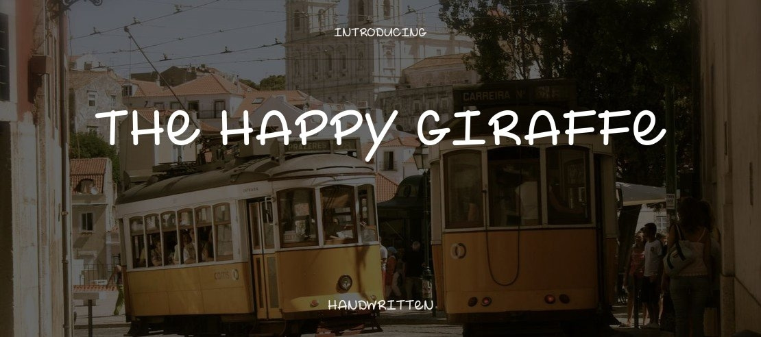 The Happy Giraffe Font