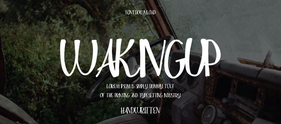 WakingUp Font