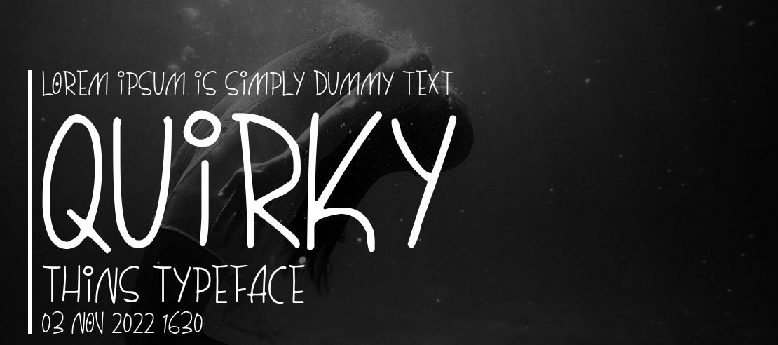 Quirky Thins Font