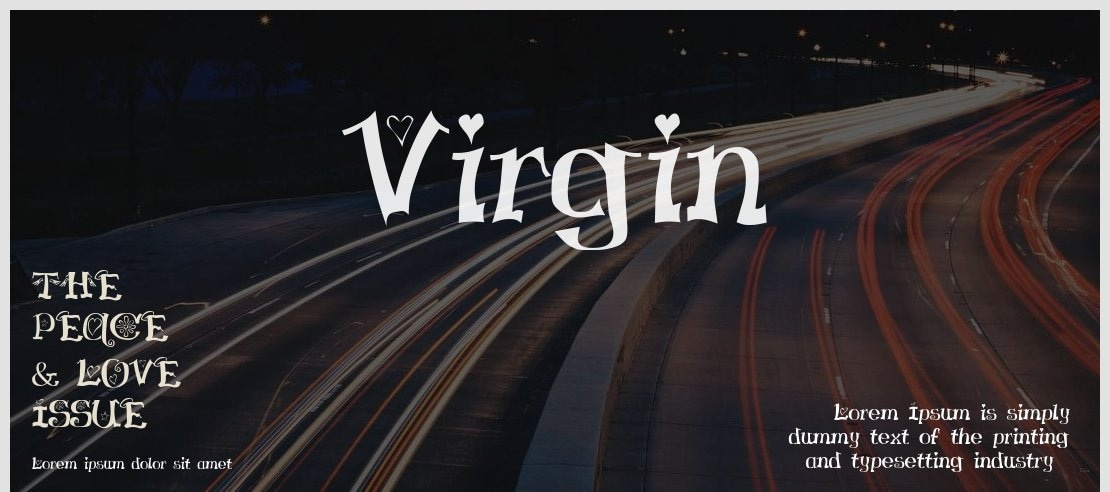Virgin Font