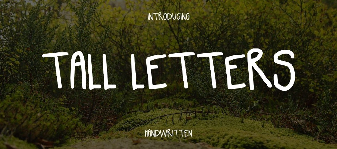 tall letters Font