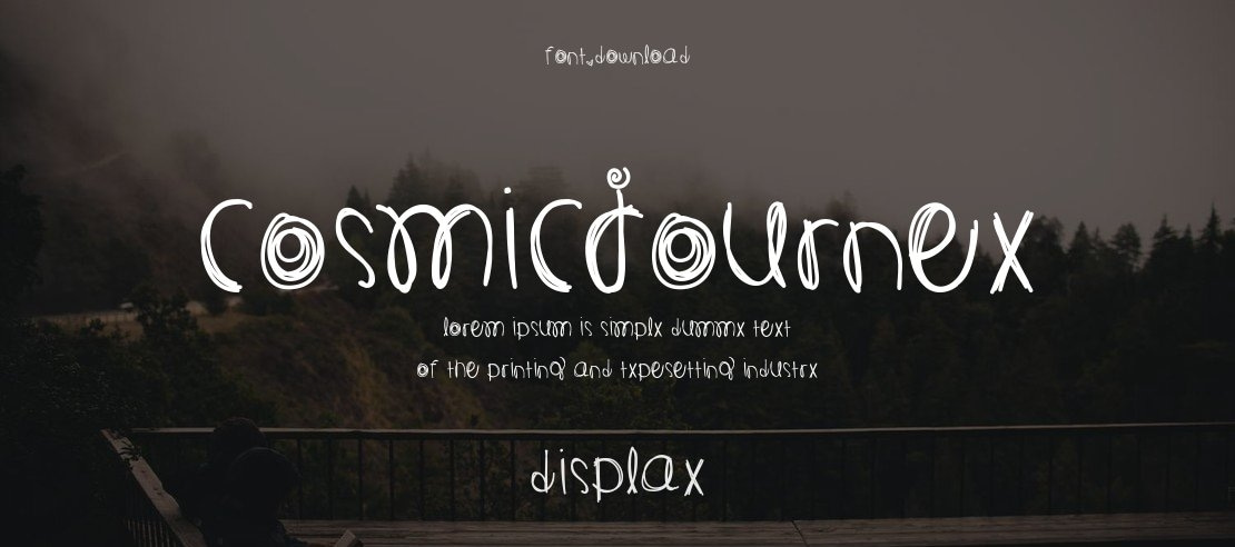 cosmicJourney Font