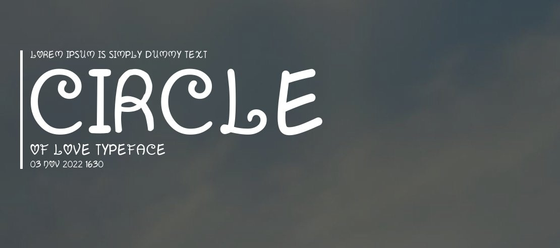 Circle Of Love Font