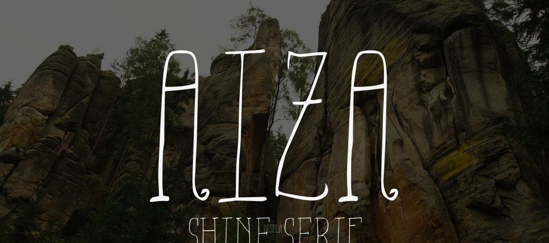 Aiza Shine Serif Font