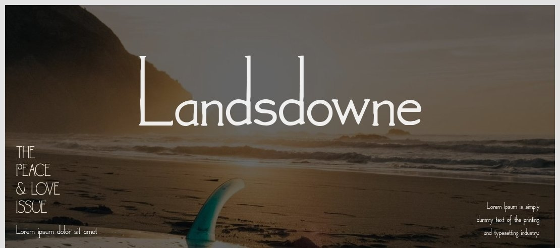 Landsdowne Font Family