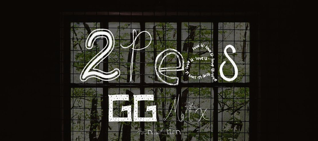 2Peas GG Mix Font