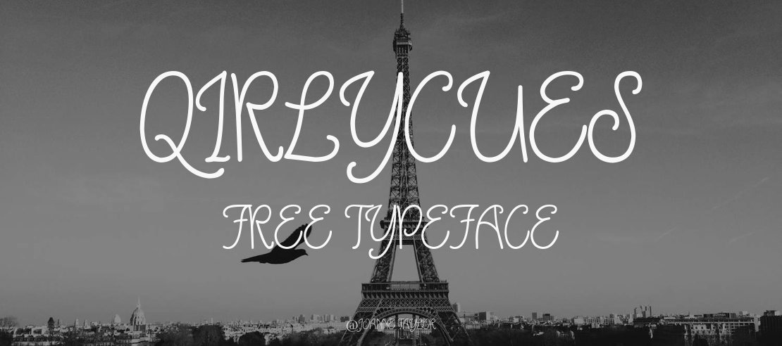 Qirlycues free Font