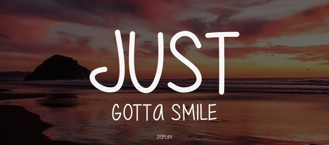 Just Gotta Smile Font