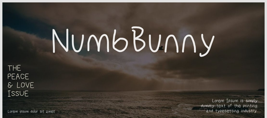 NumbBunny Font Family