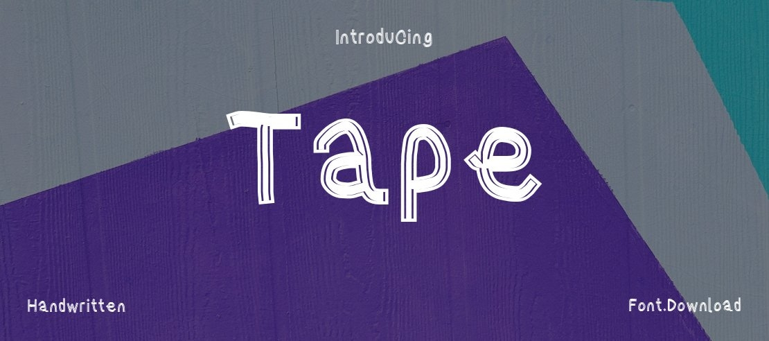 Tape Font Family