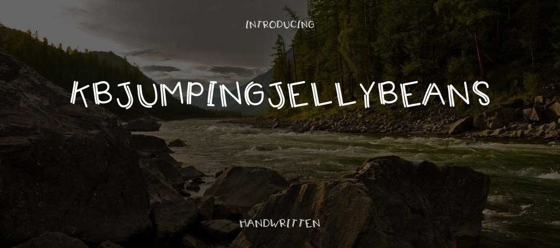 KBJumpingJellybeans Font