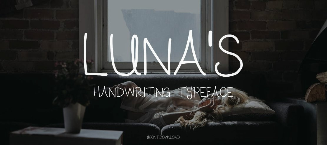 Luna's Handwriting Font