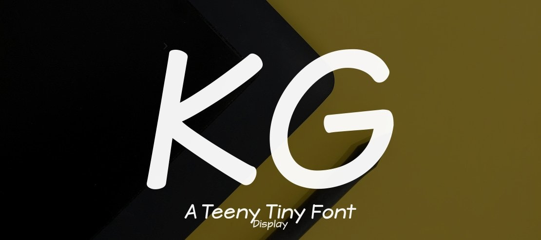 KG A Teeny Tiny Font