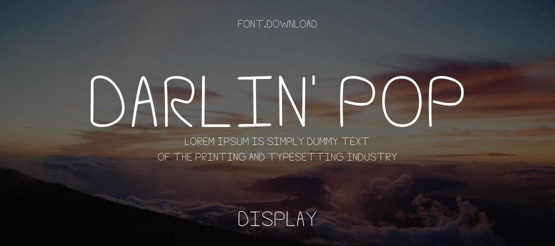 Darlin' Pop Font Family