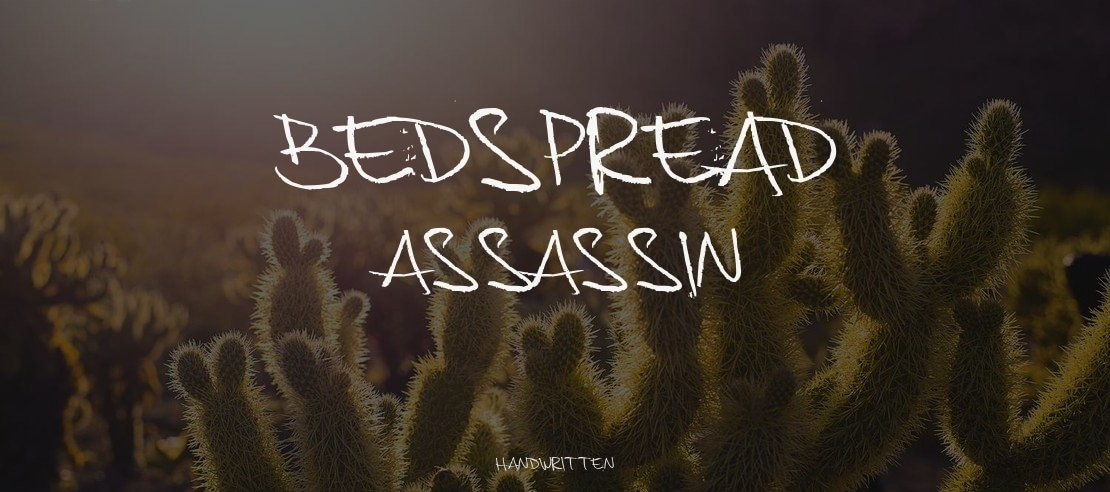 Bedspread Assassin Font