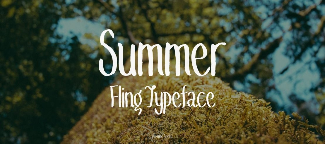 Summer Fling Font