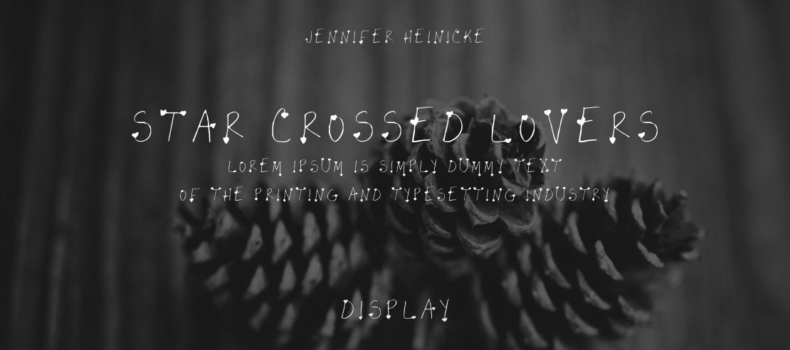 Star-Crossed Lovers Font